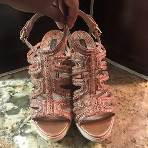 Joan & David Wedge Sandal